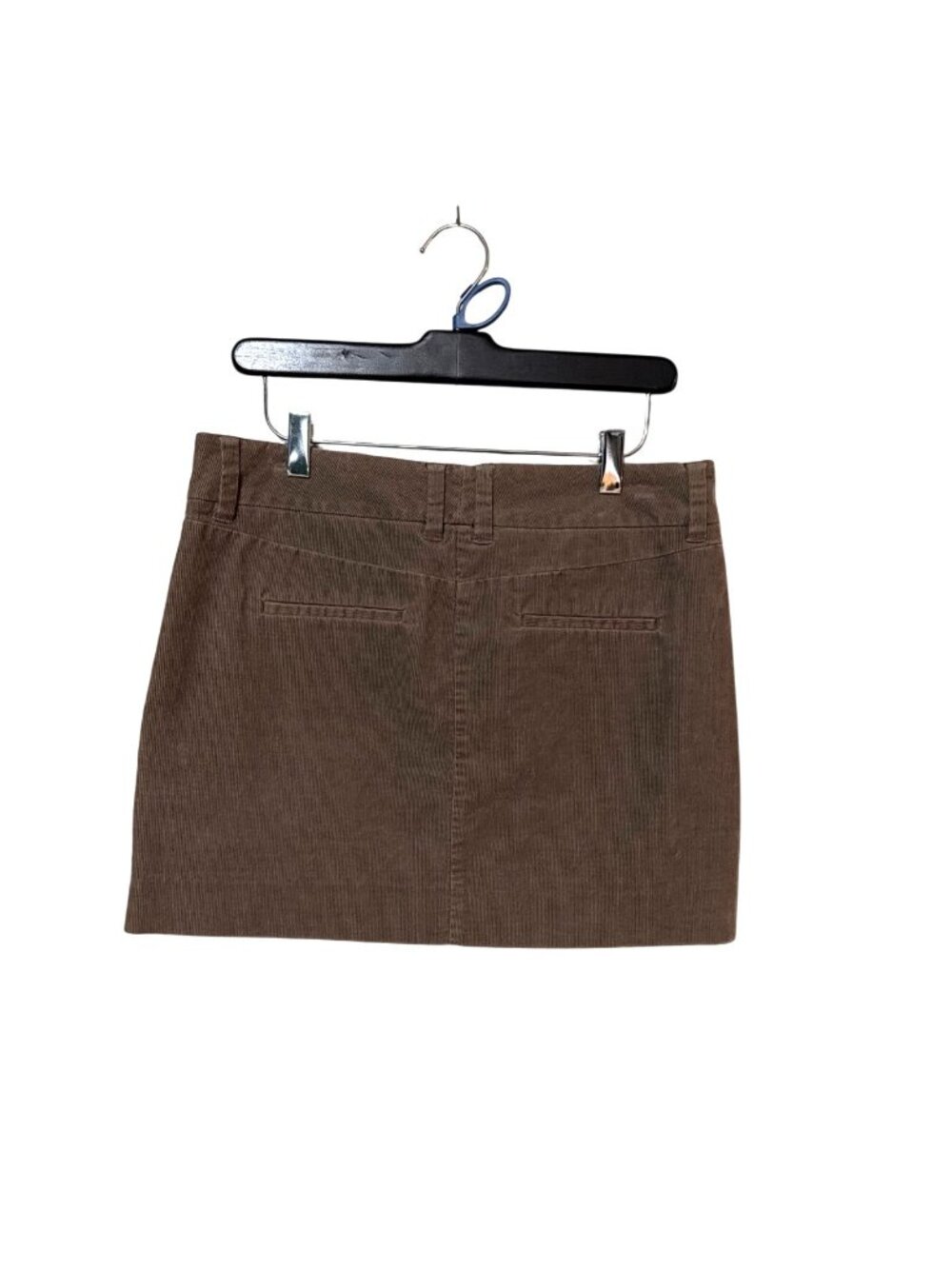 J.Crew Womens Brown Corduroy Stretch Mini Skirt Size 8 Preppy Academia Boho - Picture 2 of 7